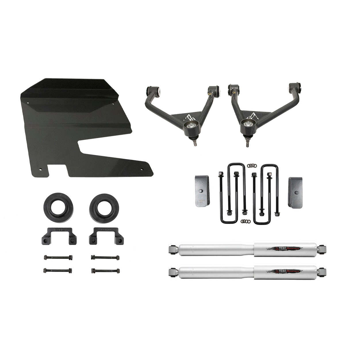 Belltech 150212BK Lift Kit 4" Lift Kit Inc. Rear Trail Performance Shocks Only