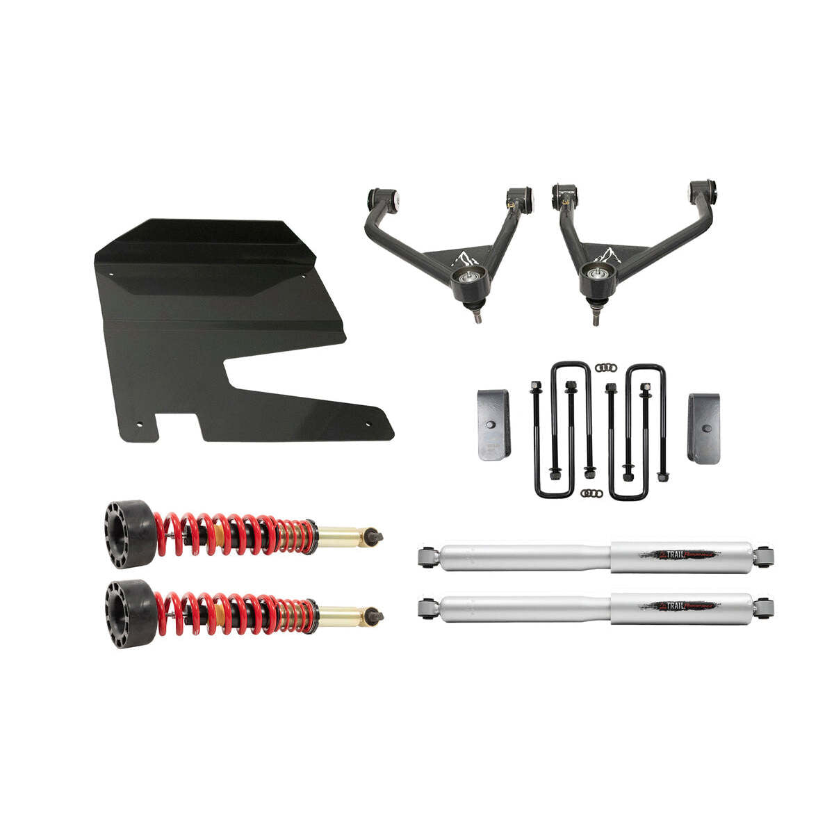 Belltech 150212TPC Lift Kit 4" Lift Kit Inc. Front and Rear Trail Performance Coilovers/Shocks