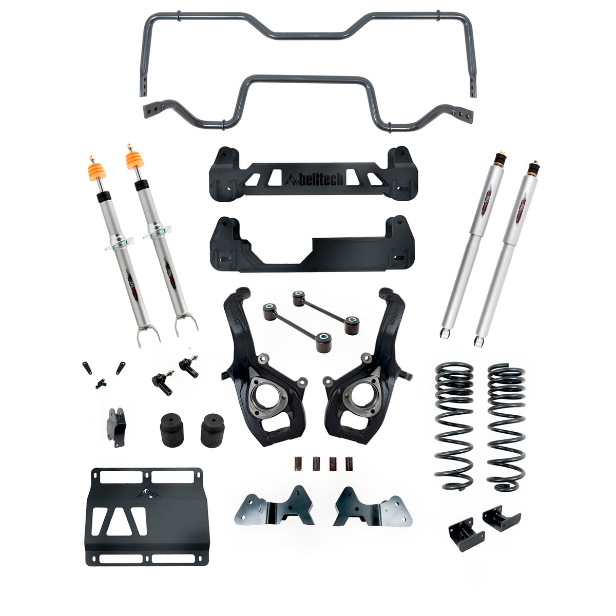 Belltech 153713TPS Lift Kit 6-9" Lift Kit Inc. Front and Rear Trail Performance Struts/Shocks