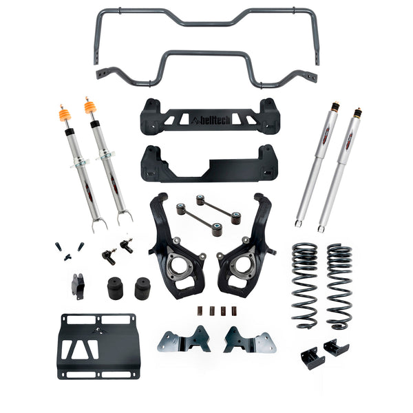 Belltech 153713TPS Lift Kit 6-9" Lift Kit Inc. Front and Rear Trail Performance Struts/Shocks