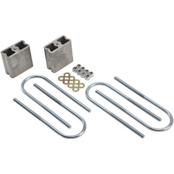 Belltech 6204 Leaf Spring Block Kit 4" Rear Lowering Block Kit