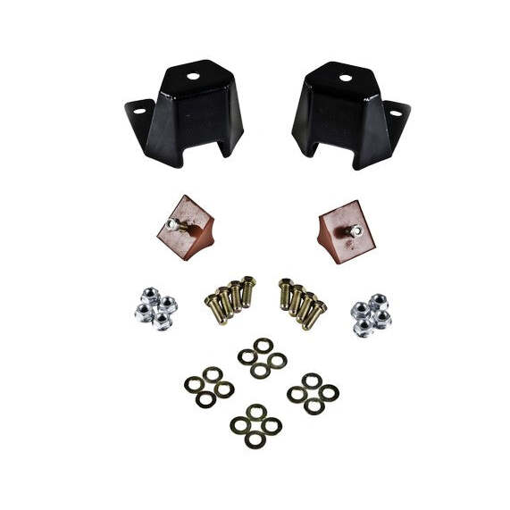Belltech 6408 Leaf Spring Hanger Lowering Kit 2" Drop Leaf Spring Hanger Kit (Rear Hanger)