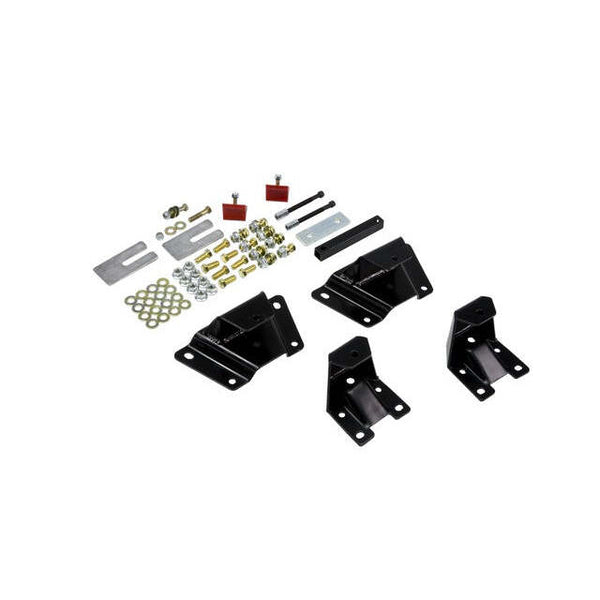 Belltech 6412 Leaf Spring Hanger Lowering Kit 4" Drop Leaf Spring Hanger Kit (Front and Rear Hangers)