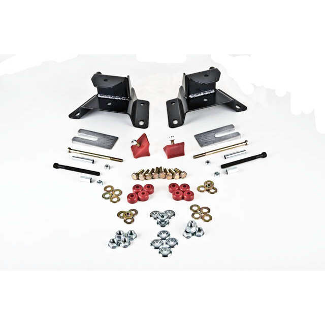 Belltech 6414 Leaf Spring Hanger Lowering Kit 3" Drop Leaf Spring Hanger Kit (Front Hanger)