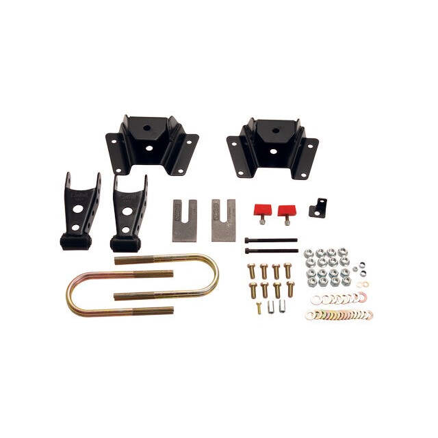 Belltech 6419 Leaf Spring Hanger Lowering Kit 4" Drop Leaf Spring Shackle & Hanger Kit (Front Hanger/Rear Shackle)