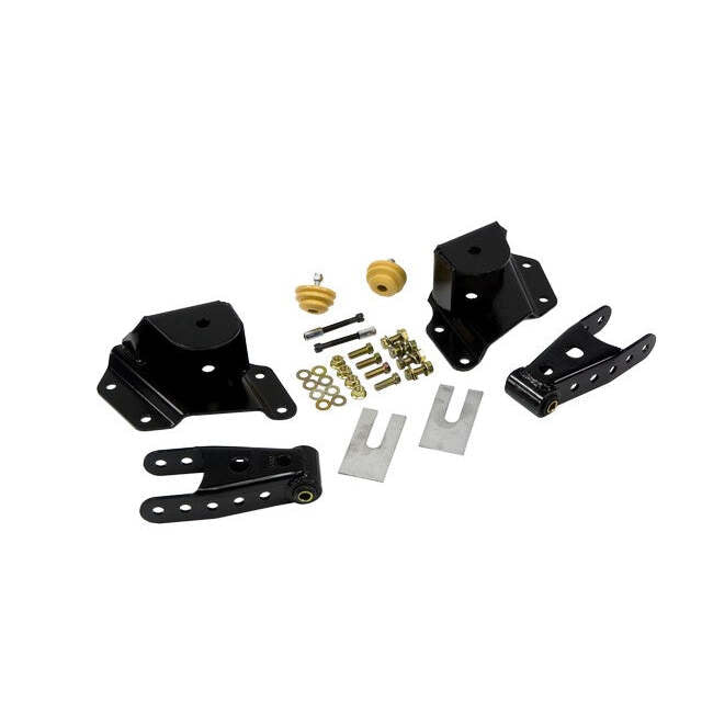Belltech 6512 Leaf Spring Hanger Lowering Kit 4" Drop Leaf Spring Shackle & Hanger Kit (Front Hanger/Rear Shackle)