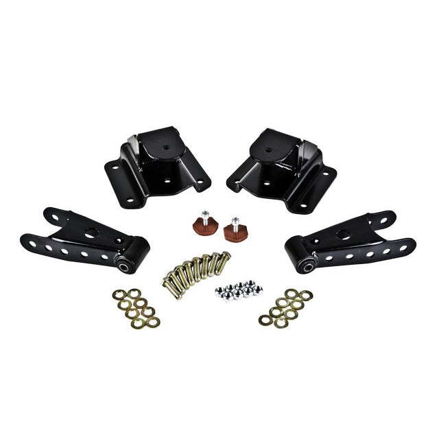 Belltech 6580 Leaf Spring Hanger Lowering Kit 4" Drop Leaf Spring Shackle & Hanger Kit (Front Hanger/Rear Shackle)