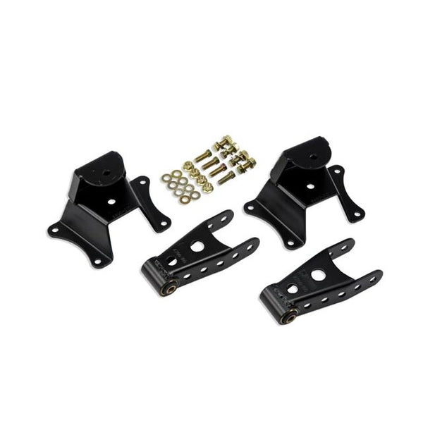 Belltech 6800 Leaf Spring Hanger Lowering Kit 4" Drop Leaf Spring Shackle & Hanger Kit (Front Hanger/Rear Shackle)