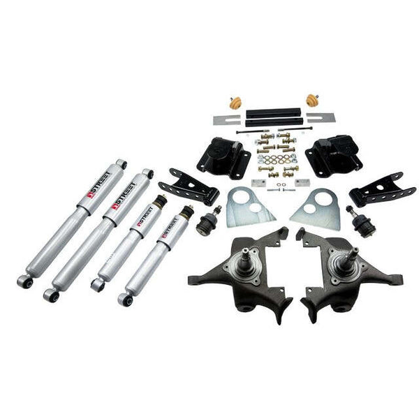 Belltech 818SP Lowering Kit Front And Rear Complete Kit W/ Street Performance Shocks