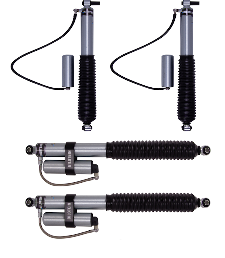 Bilstein B8 5160 Front & Rear Remote Reservoir Shocks Set for Jeep Gladiator | 2-3" Front & 1.5-2.5" Rear Lift