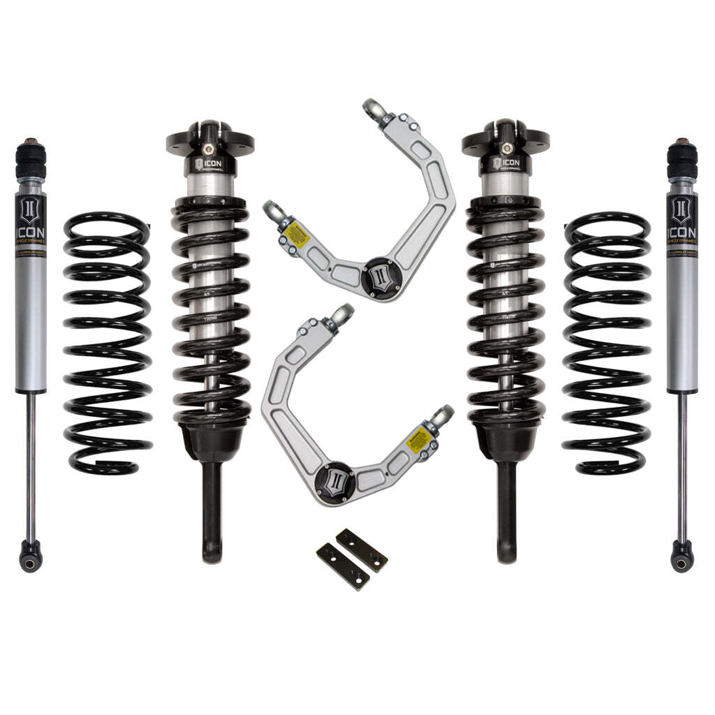 ICON K53062 Stage 2 Suspension System Billet UCA Toyota 4Runner/FJ Cruiser 0-3.5" Lift