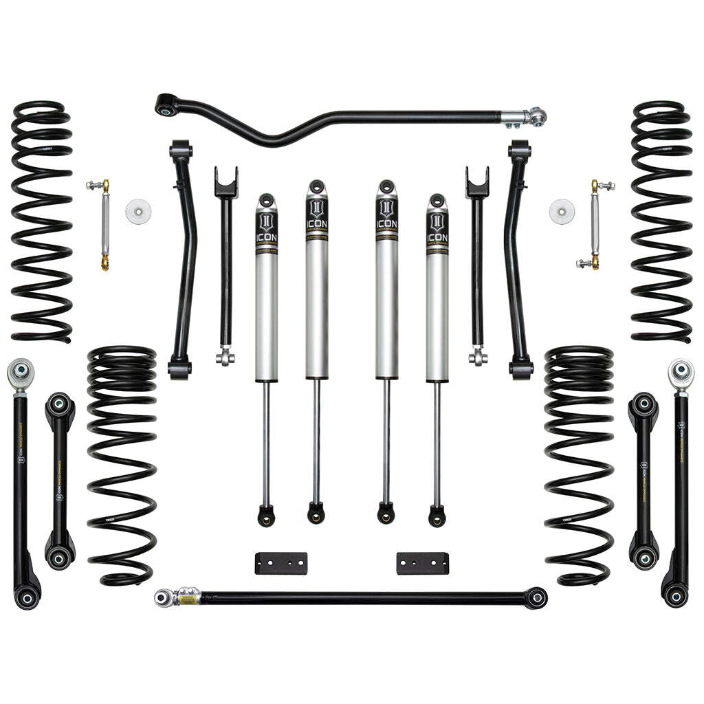 ICON K22105T Stage 5 Suspension System Tubular UCA Jeep Gladiator 2.5" Lift