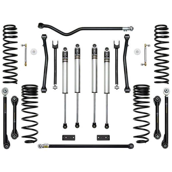 ICON K22105T Stage 5 Suspension System Tubular UCA Jeep Gladiator 2.5" Lift