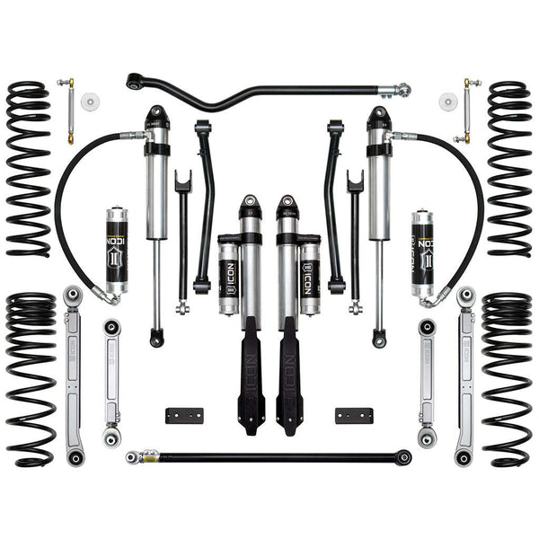 ICON K22107 Stage 7 Suspension System Billet UCA Jeep Gladiator 2.5" Lift