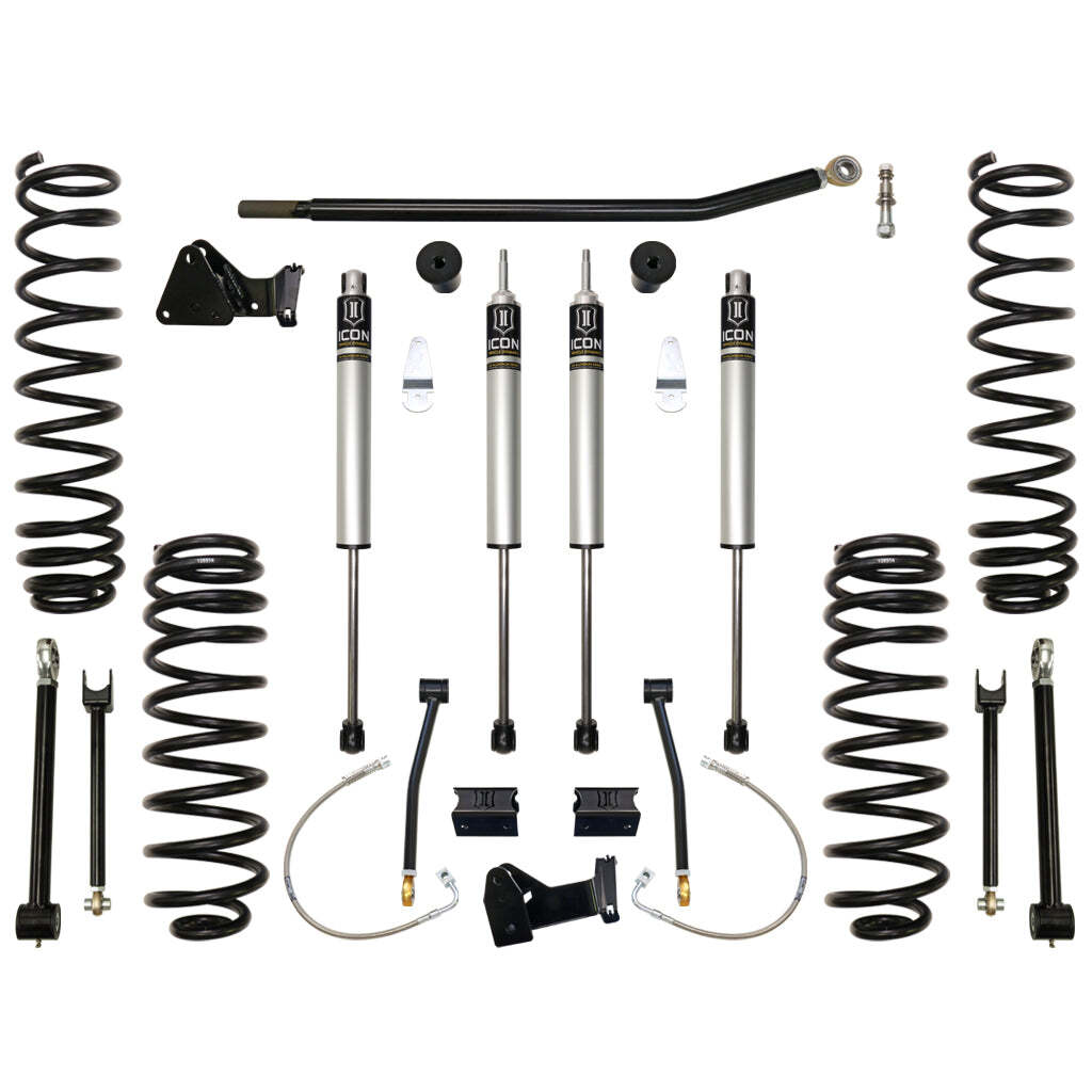 ICON K24001 Stage 1 Suspension System Jeep JK Wrangler 4.5" Lift