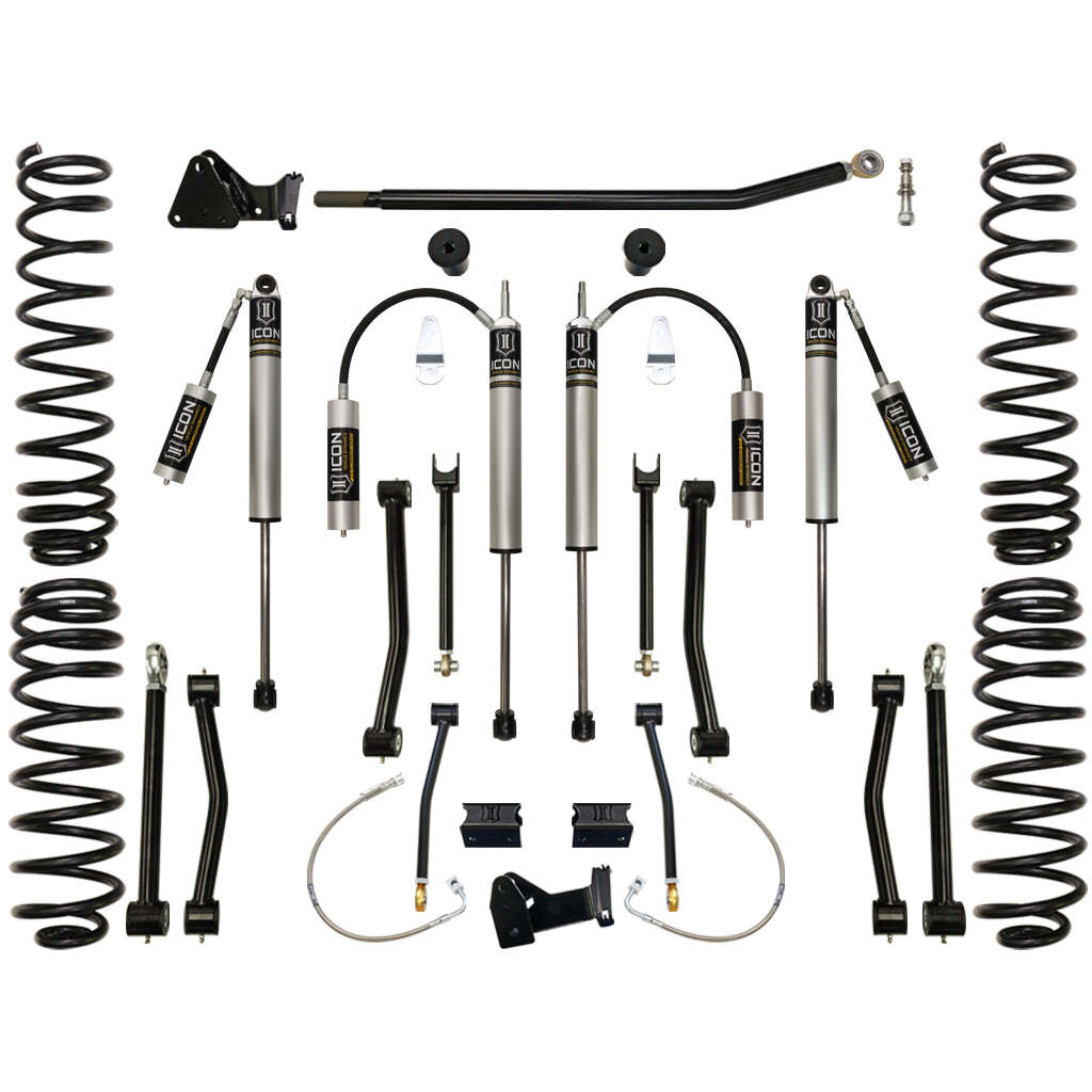 ICON K24002 Stage 2 Suspension System Jeep JK Wrangler 4.5" Lift