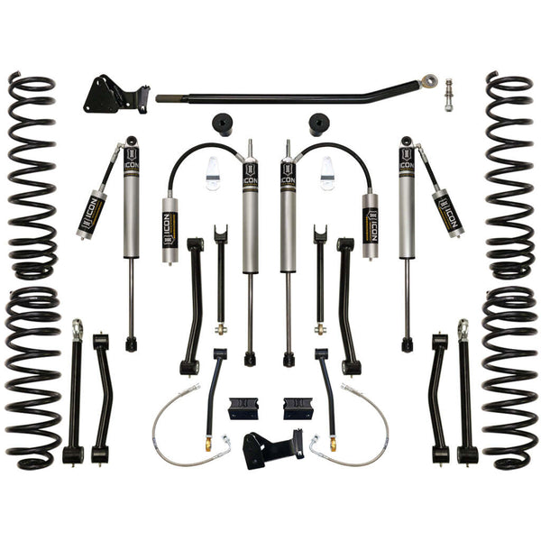 ICON K24002 Stage 2 Suspension System Jeep JK Wrangler 4.5" Lift