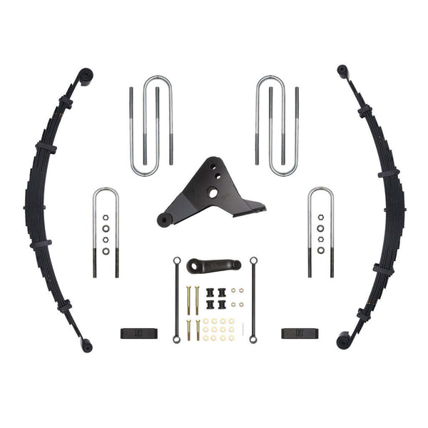 ICON K34500-99 Suspension System Leaf Spring & Block Ford F250/F350 4" Lift