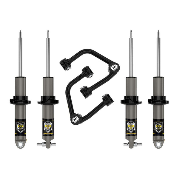 ICON K40002T Stage 2 Suspension System Tubular Ford Bronco HOSS 1.0 Pkg 1.375-3" Lift