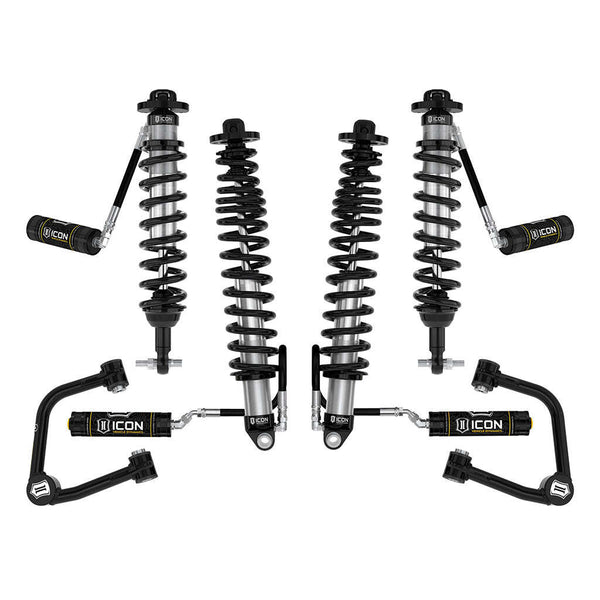 ICON K40004T Stage 4 Suspension System Tubular UCA Ford Bronco Non-Sasquatch 3-4" Lift