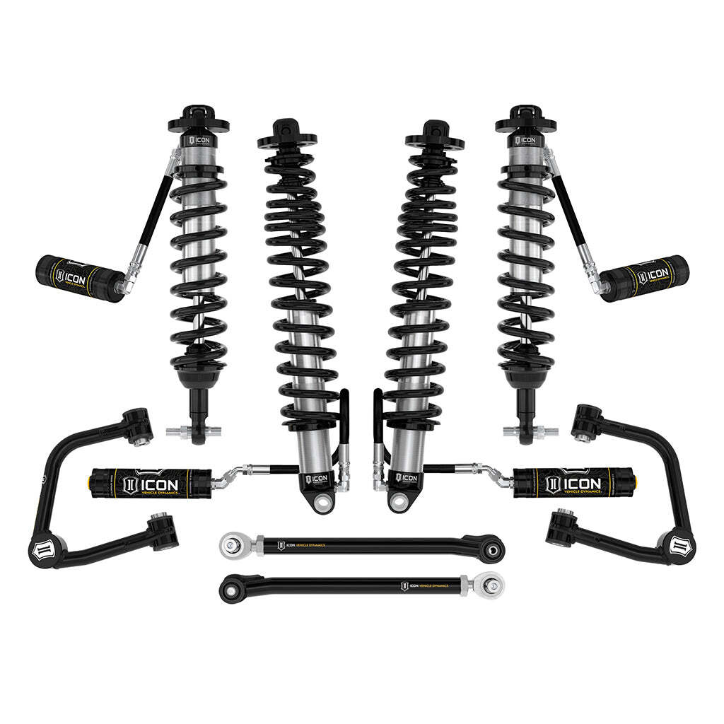 ICON K40015T Stage 5 Suspension System Tubular UCA Ford Bronco Sasquatch 2-3" Lift