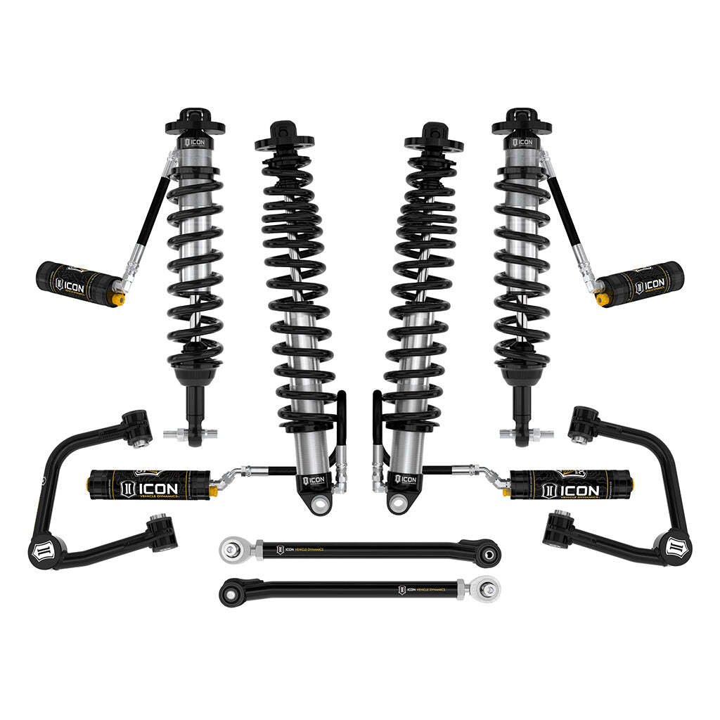 ICON K40006T Stage 6 Suspension System Tubular UCA Ford Bronco Non-Sasquatch 3-4" Lift