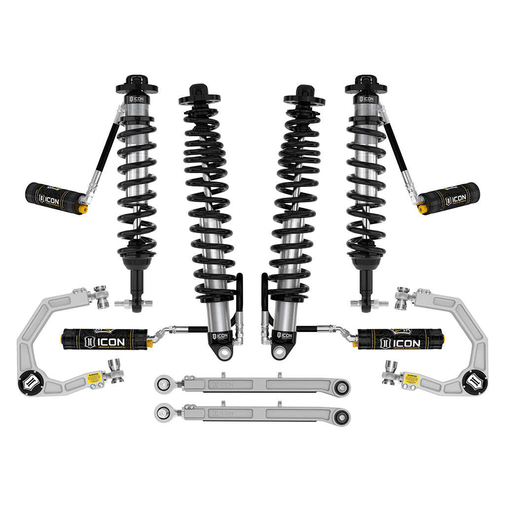 ICON K40016 Stage 6 Suspension System Billet UCA Ford Bronco Sasquatch 2-3" Lift
