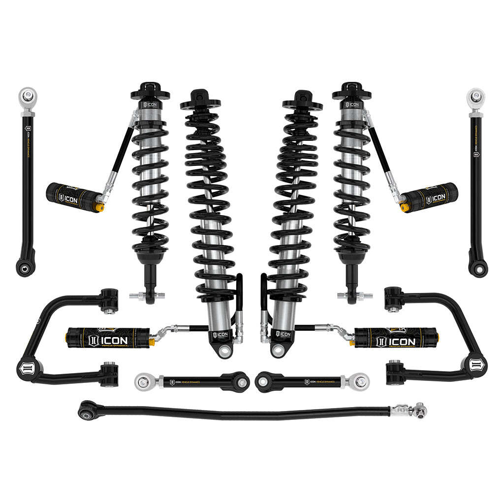 ICON K40017T Stage 7 Suspension System Tubular UCA Ford Bronco Sasquatch 2-3" Lift