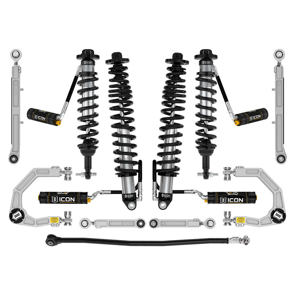 ICON K40017 Stage 7 Suspension System Billet UCA Ford Bronco Sasquatch 2-3" Lift