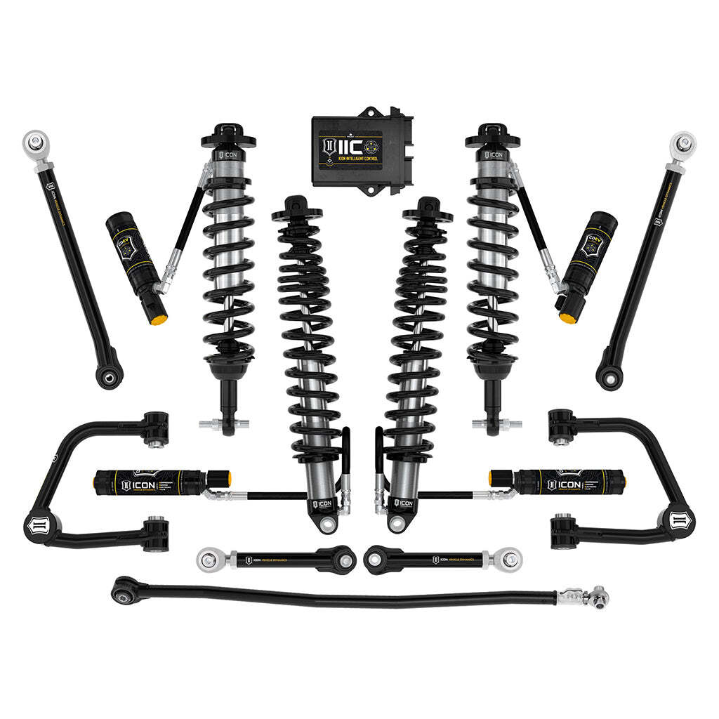 ICON K40018T Stage 8 Suspension System Tubular UCA Ford Bronco Sasquatch 2-3" Lift