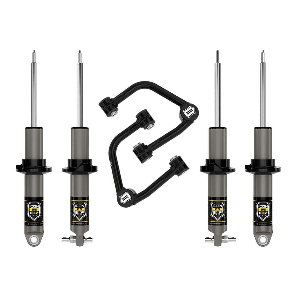 ICON K40012T Stage 2 Suspension System Tubular Ford Bronco HOSS 2.0 Pkg 0-2" Lift
