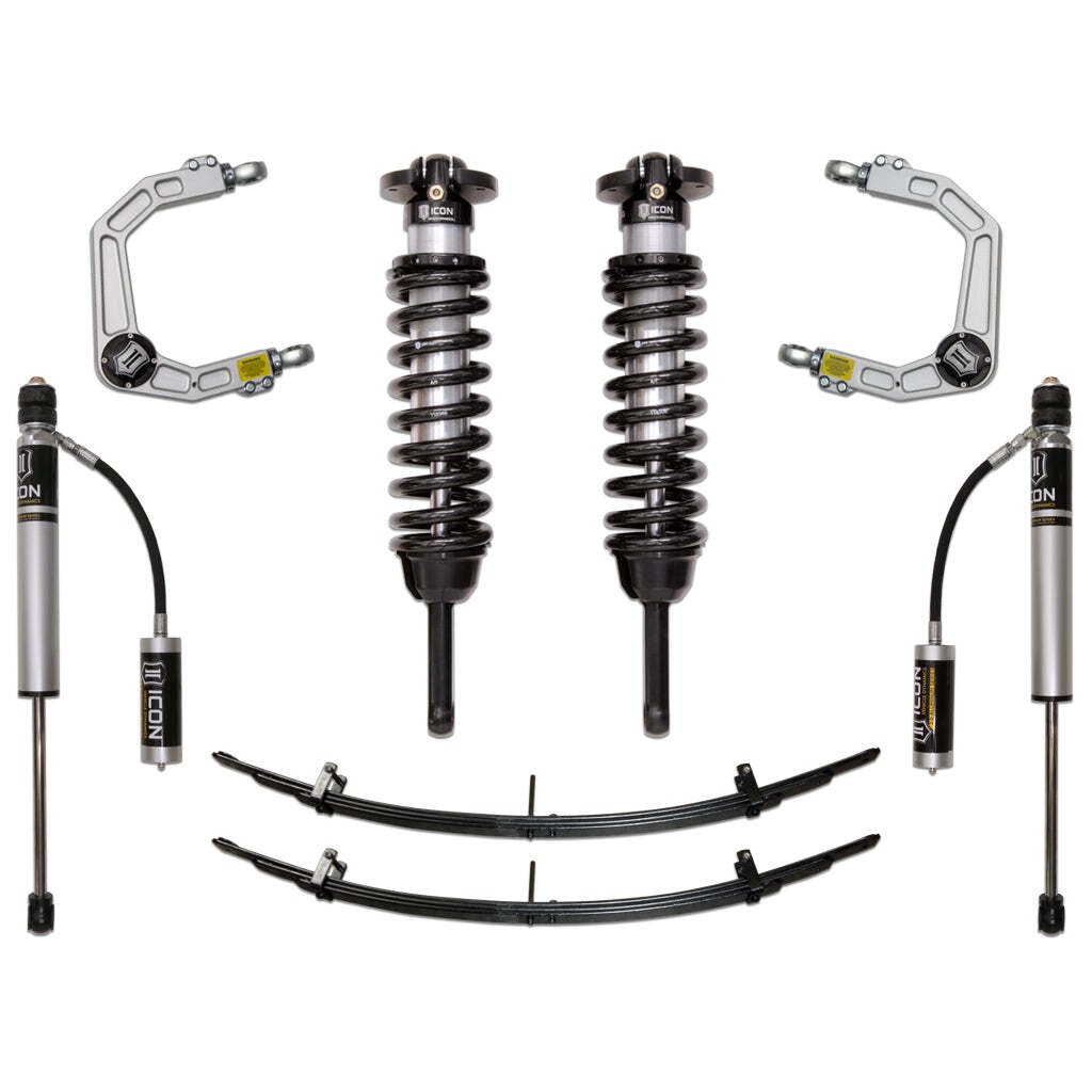 ICON K53003 Stage 3 Suspension System Billet UCA Toyota Tacoma 0-3.5" / 16-Up 0-2.75" -