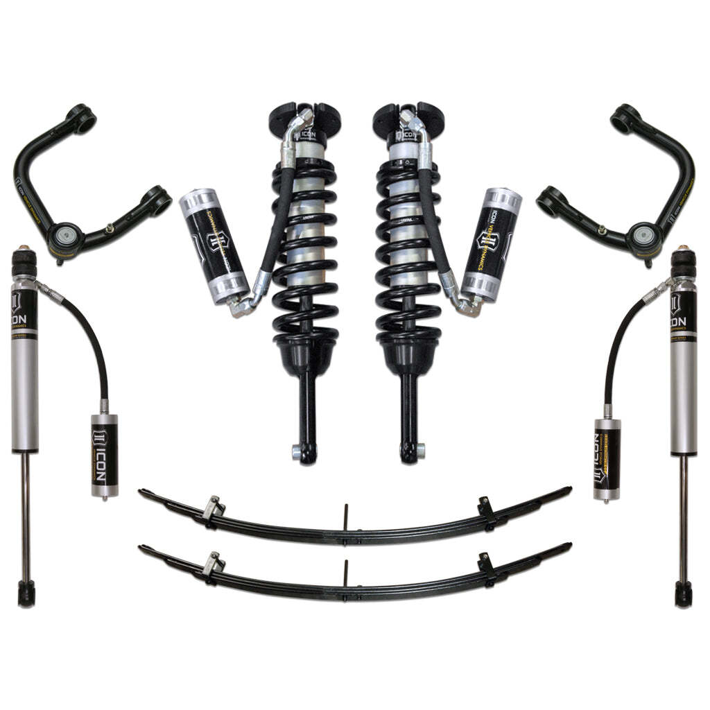 ICON K53004T Stage 4 Suspension System Tubular UCA Toyota Tacoma 0-3.5" / 16-Up 0-2.75"