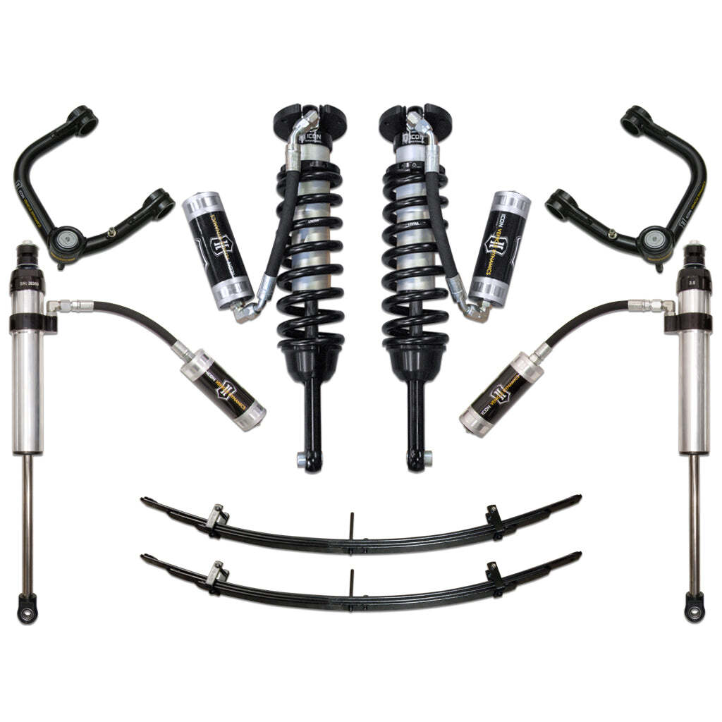 ICON K53005T Stage 5 Suspension System Tubular UCA Toyota Tacoma 0-3.5" / 16-Up 0-2.75"