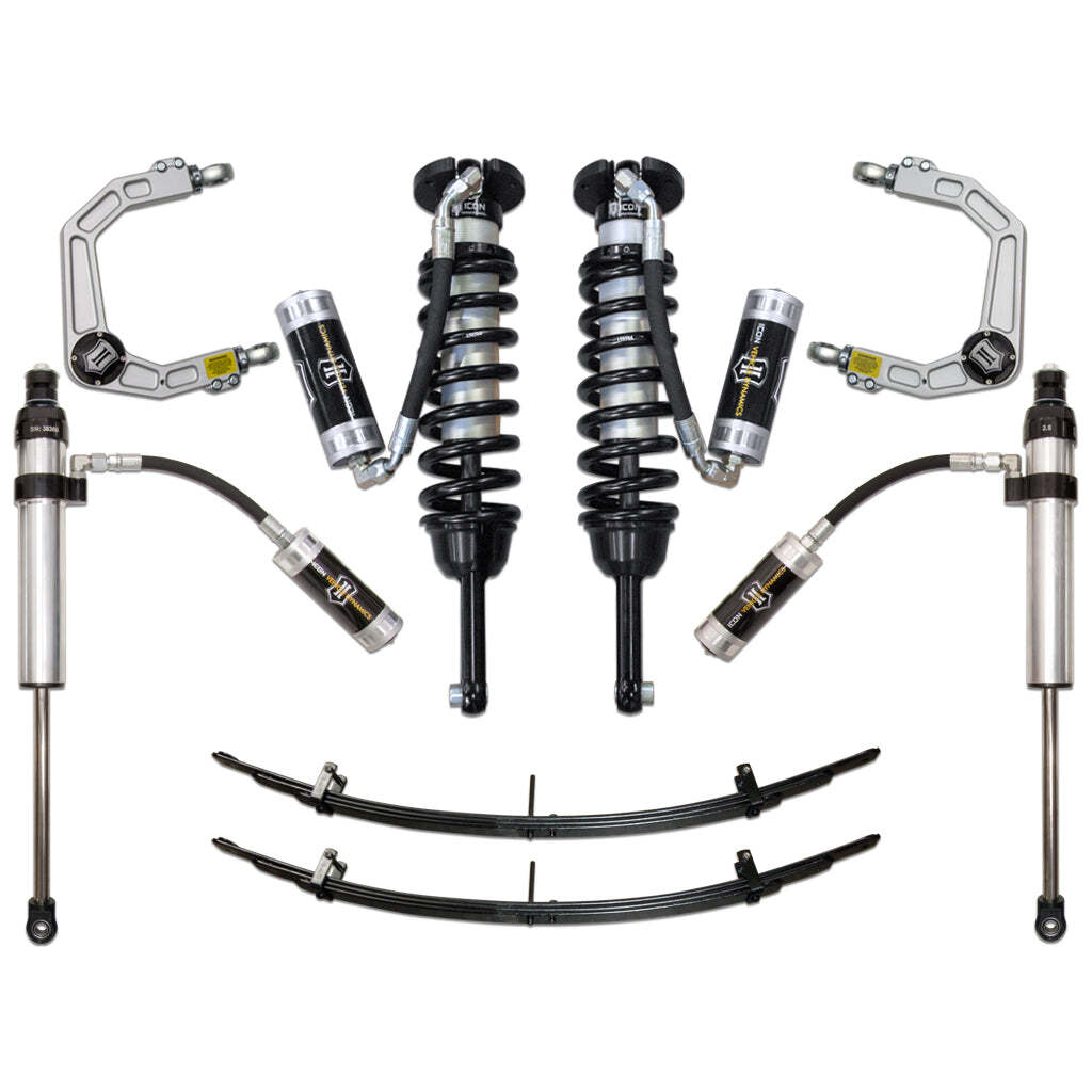 ICON K53005 Stage 5 Suspension System Billet UCA Toyota Tacoma 0-3.5" / 16-Up 0-2.75" -