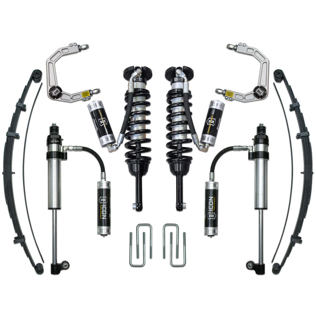 ICON K53008 Stage 8 Suspension System Billet UCA Toyota Tacoma 0-3.5" / 16-Up 0-2.75" -