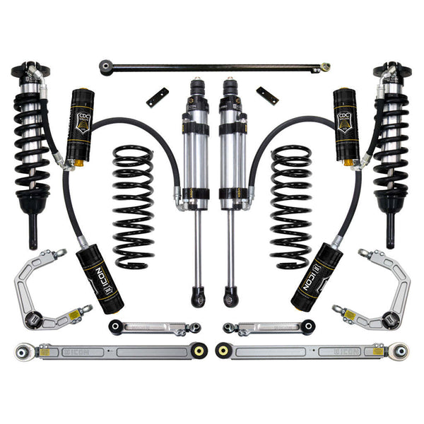 ICON K53068 Stage 8 Suspension System Billet UCA Toyota 4Runner/FJ Cruiser 0-3.5" Lift