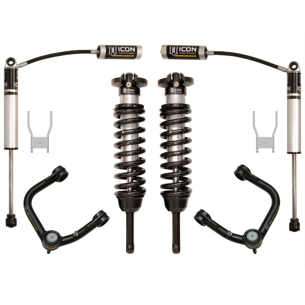 ICON K53143T Stage 3 Suspension System Tubular UCA Toyota Hilux 0-3" Lift