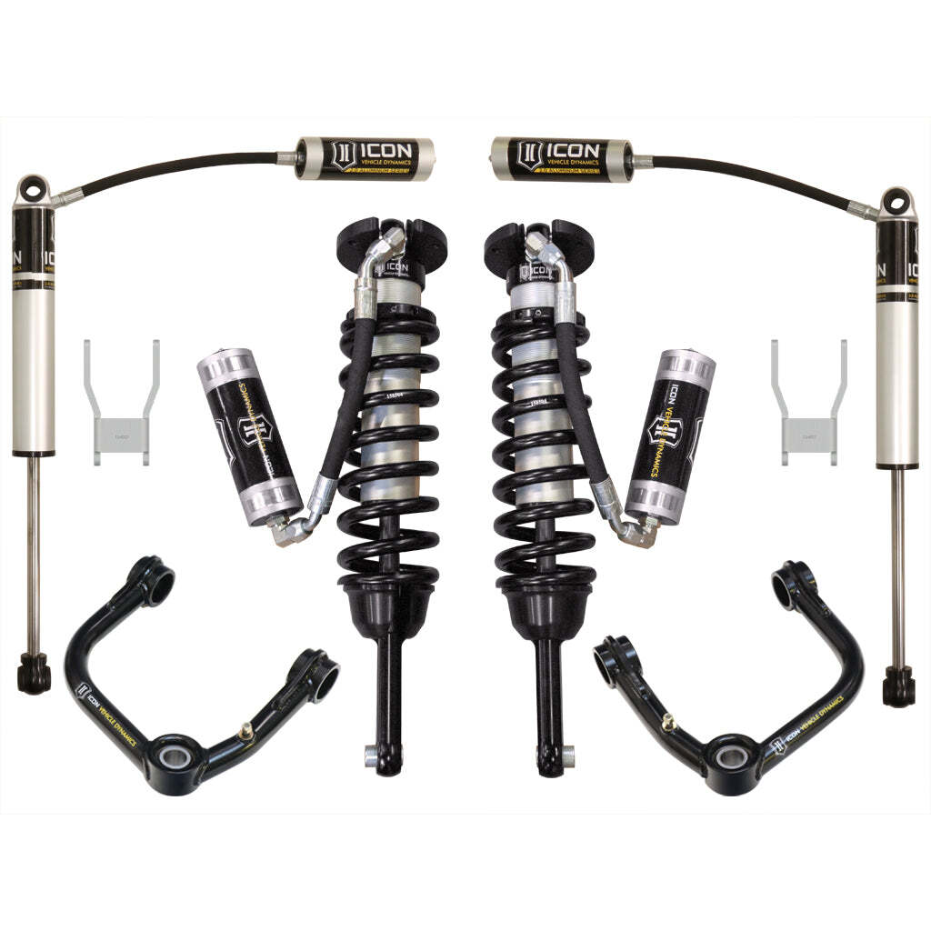 ICON K53144T Stage 4 Suspension System Tubular UCA Toyota Hilux 0-3" Lift
