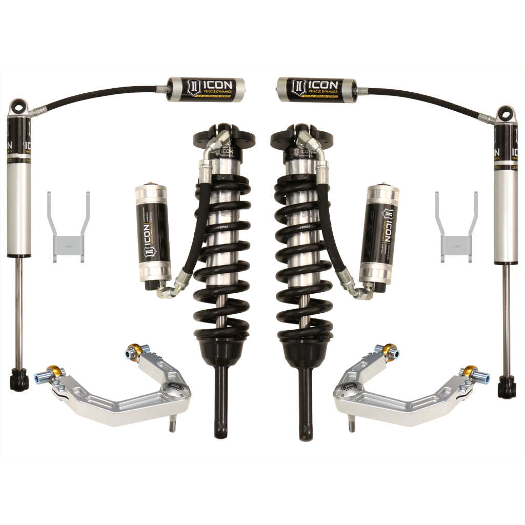 ICON K53145 Stage 5 Suspension System Billet UCA Toyota Hilux 0-3" Lift