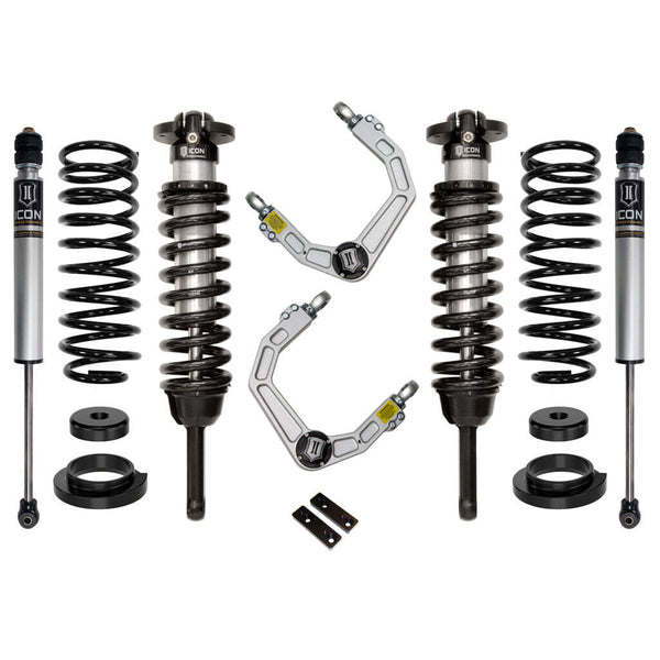 ICON K53172 Stage 2 Suspension System Billet UCA Lexus GX470 0-3.5" Lift