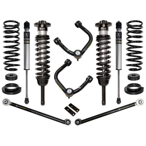 ICON K53173T Stage 3 Suspension System Tubular UCA Lexus GX470 0-3.5" Lift