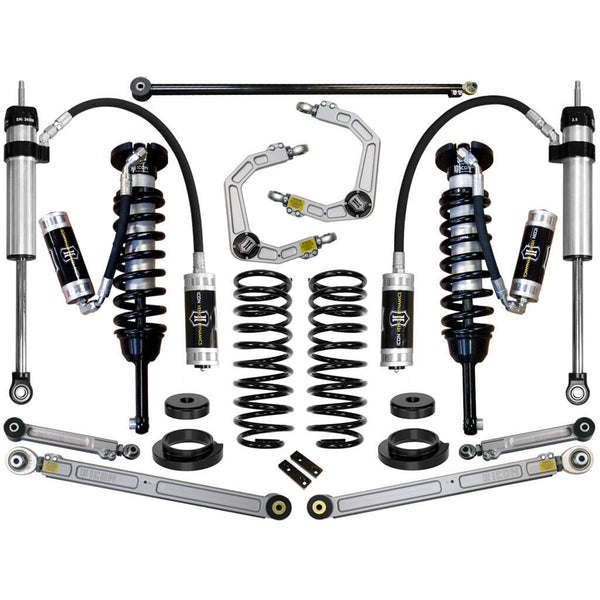 ICON K53176 Stage 6 Suspension System Billet UCA Lexus GX470 0-3.5" Lift