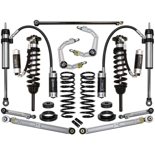 ICON K53177 Stage 7 Suspension System Billet UCA Lexus GX470 0-3.5" Lift