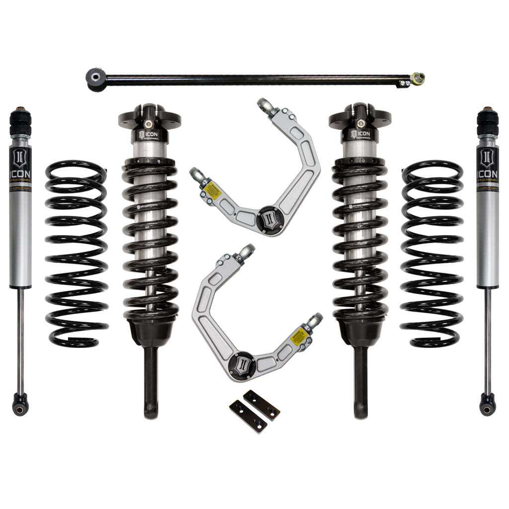 ICON K53182 Stage 2 Suspension System Billet UCA Lexus GX460 0-3.5" Lift