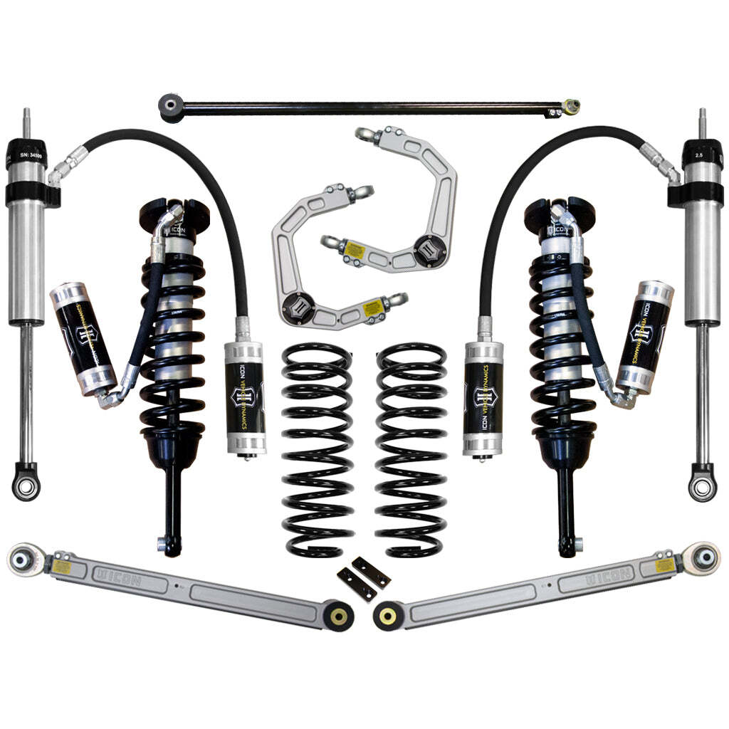 ICON K53185 Stage 5 Suspension System Billet UCA Lexus GX460 0-3.5" Lift