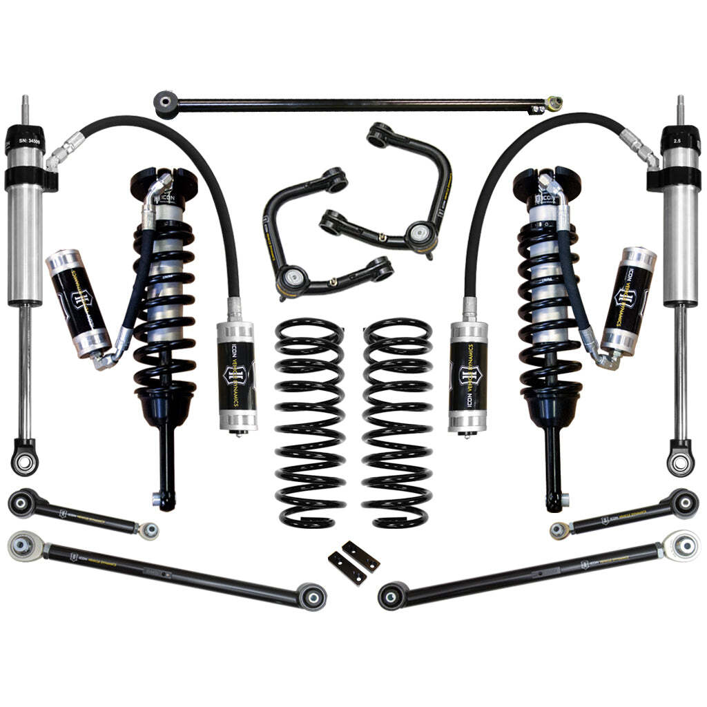 ICON K53186T Stage 6 Suspension System Tubular UCA Lexus GX460 0-3.5" Lift