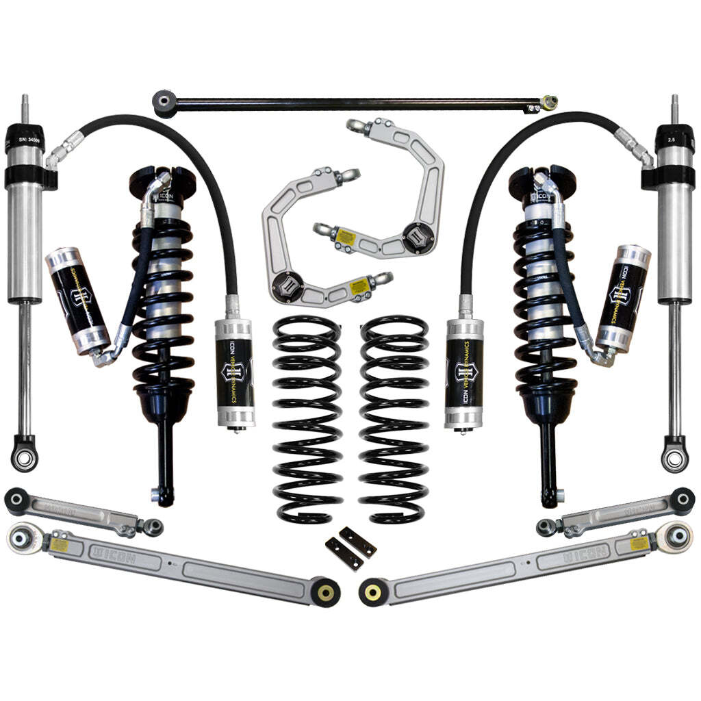 ICON K53186 Stage 6 Suspension System Billet UCA Lexus GX460 0-3.5" Lift