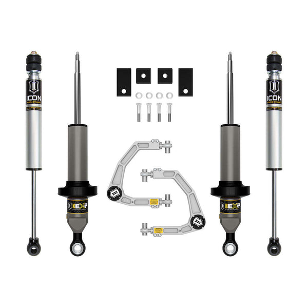 ICON K53192 Stage 2 2.5 EXP Suspension System Billet Toyota Tundra 0-3" Lift