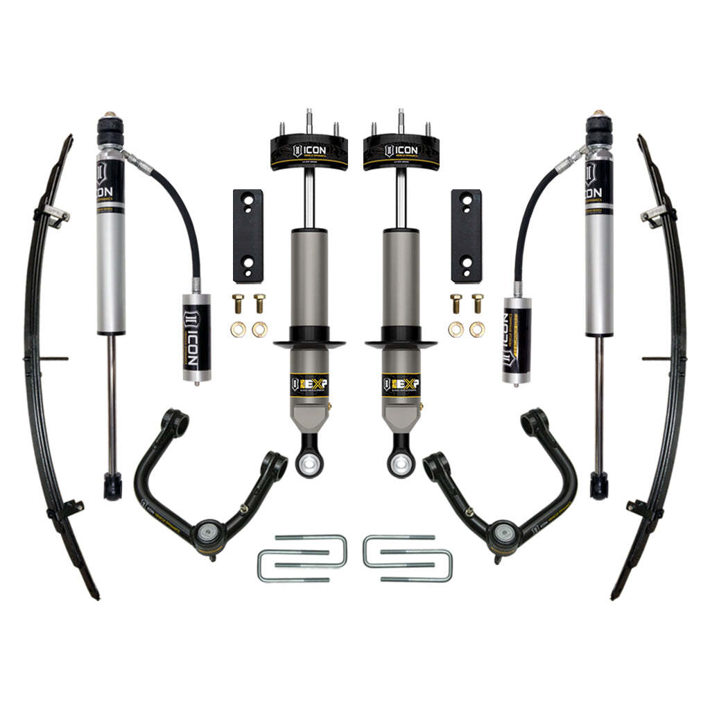ICON K53222T Stage 3 EXP Suspension System Tubular Toyota Tacoma 1-2" Lift